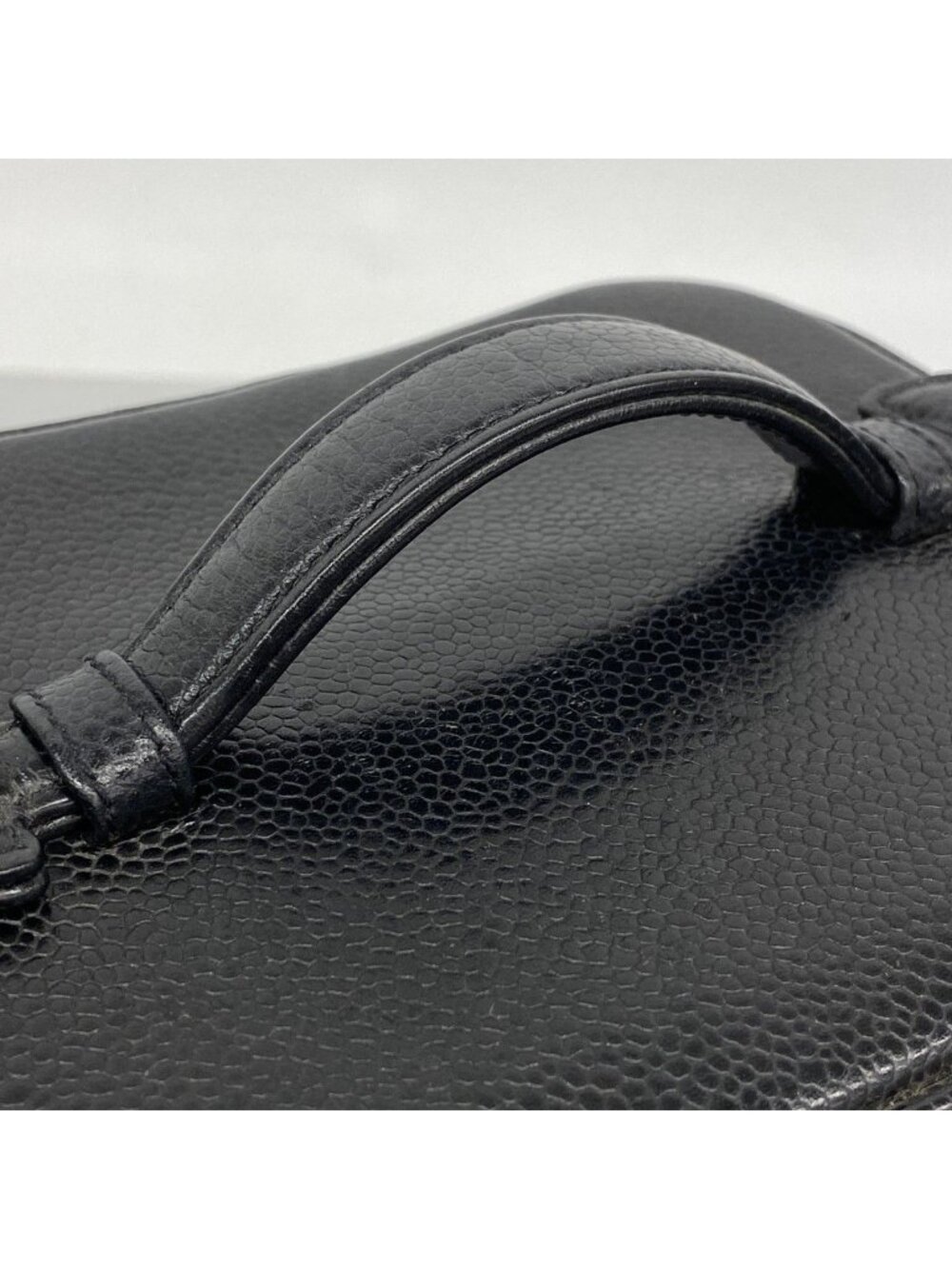 Chanel Vanity Bag Caviar Leather Black Gold - Picture 8 of 10